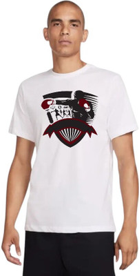 Attirea Solid Men Round Neck White T-Shirt