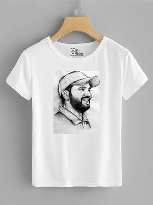 MR TRADER Graphic Print Men Round Neck White T-Shirt