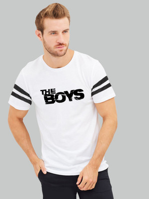 Trends Tower Typography Men Round Neck White T-Shirt