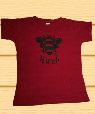 Marvent Dk Women Printed Women Round Neck Purple T-Shirt