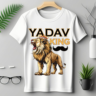 StreetWear Fashion Printed Men Round Neck White T-Shirt