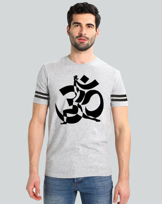 Trends Tower Typography Men Round Neck Grey T-Shirt