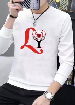 FASHNET Graphic Print Men Round Neck White T-Shirt