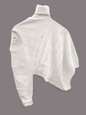 HouseOfCommon Solid Men Round Neck White T-Shirt