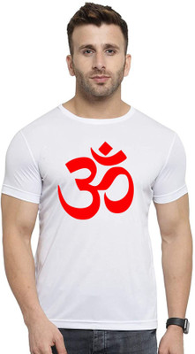 GiftsCraize Graphic Print Men Round Neck White T-Shirt