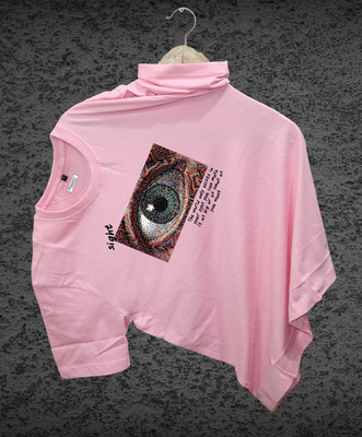 Magneto Printed Men Round Neck Pink T-Shirt