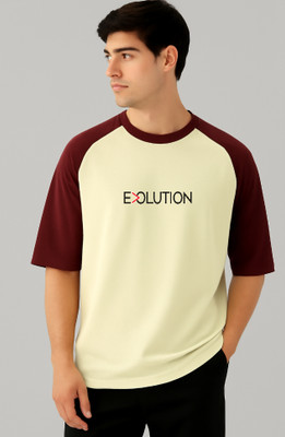 UrGear Printed Men Round Neck White T-Shirt