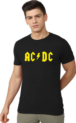 RULEDBYSUN Printed Men Round Neck Black T-Shirt