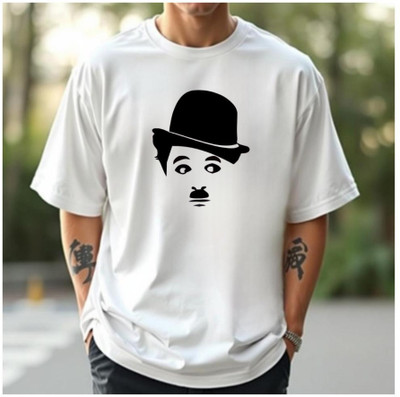 goodsign Printed Men Round Neck White T-Shirt