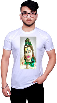 KRYONIX Printed Men Round Neck Multicolor T-Shirt