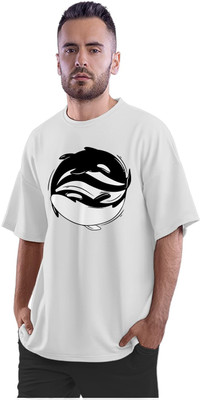 NOIIDAPRINT Printed Men Round Neck Multicolor T-Shirt