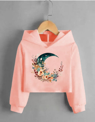 NRKDENTERPRISES Printed Women Hooded Neck Pink T-Shirt