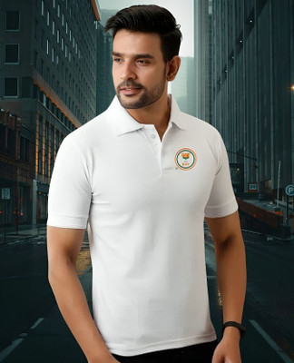 DAKU FASHION Printed Men Round Neck White T-Shirt