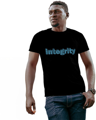 Fighterhero Printed Men Round Neck Black T-Shirt