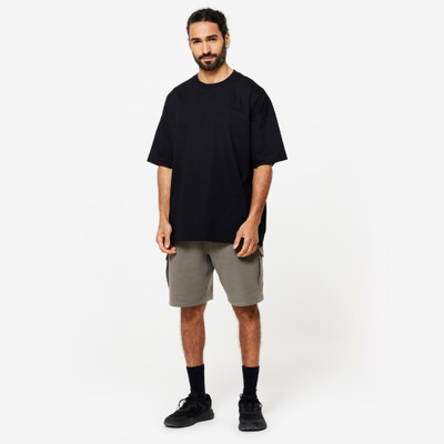 Domyos By Decathlon Solid Men Round Neck Black T-Shirt