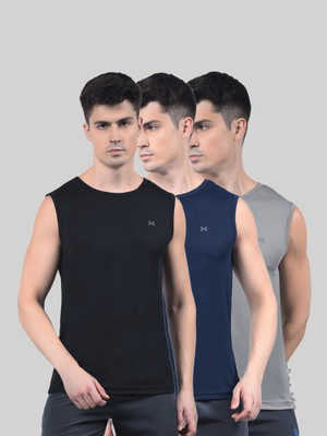 Force NXT Solid Men Round Neck Multicolor T-Shirt