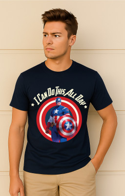 TheLyra Graphic Print Men Round Neck Multicolor T-Shirt