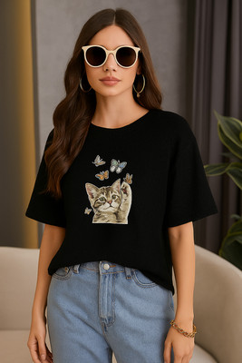 Wexam Casual Animal Print Women Green Top