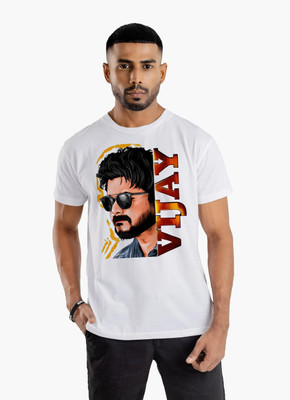 BeFaltu Graphic Print Men Round Neck White T-Shirt