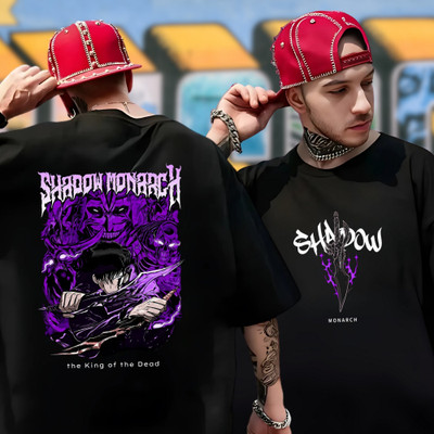 THE BROKEN STREET Graphic Print Men Round Neck Black T-Shirt