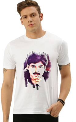 HamsaMART Solid Men Round Neck White T-Shirt