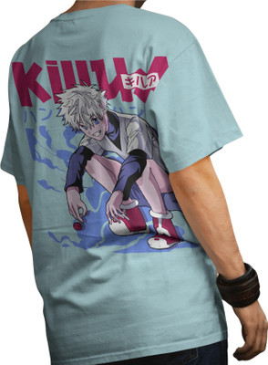 Dhakku Printed Men Round Neck Blue T-Shirt