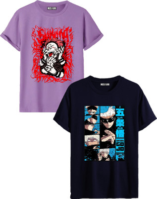 DRIZZLE CLICKS Graphic Print Men Round Neck Multicolor T-Shirt