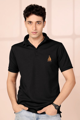 GLORI STAR Self Design Men Polo Neck Reversible Multicolor T-Shirt