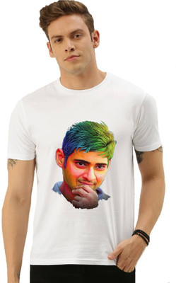 HamsaMART.com Printed Men Round Neck White T-Shirt