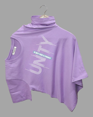 Magneto Printed Men Crew Neck Purple T-Shirt