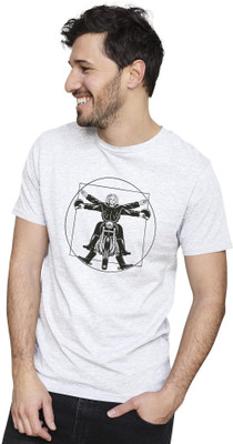 KRYONIX Solid Men Round Neck White T-Shirt