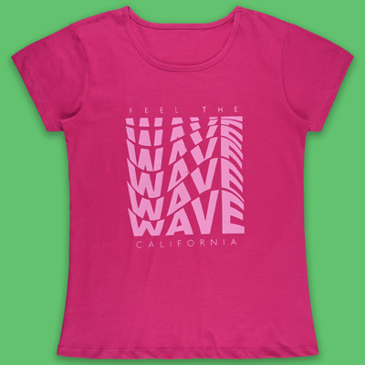 Wishkaro Graphic Print Women Round Neck Pink T-Shirt