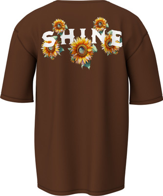 Hello Swanky Printed Men Round Neck Black T-Shirt