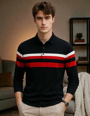 Autna Printed Men Round Neck Black T-Shirt