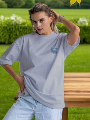 Moda Rapido Solid Women Round Neck Grey T-Shirt