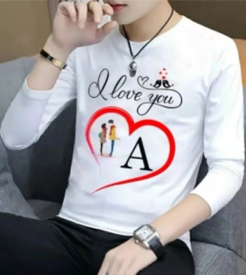 EASELCLOTHING Printed, Typography Men Round Neck White T-Shirt
