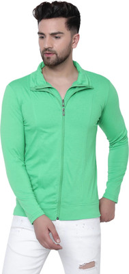 Moordale Fab Solid Men Polo Neck Green T-Shirt