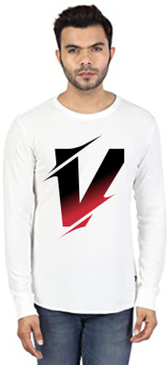 BigArk Printed Men Round Neck White T-Shirt
