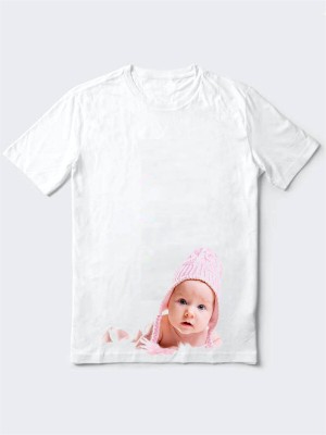 HamsaMART.com Printed Men Round Neck White T-Shirt