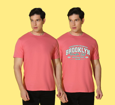 WOOSTRO Typography Men Round Neck Multicolor T-Shirt