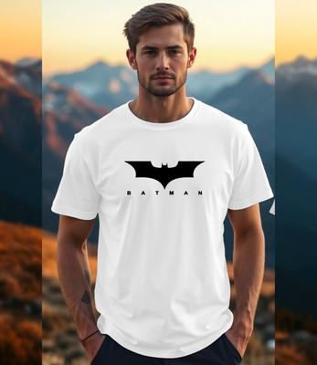 @WEAR Printed Men Round Neck White T-Shirt