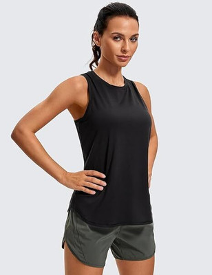 KIKWIT Solid Women Round Neck Black T-Shirt