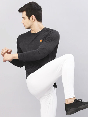 RIGO Self Design Men Round Neck Multicolor T-Shirt