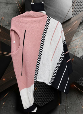 ENTERPRISELBK Printed Men Round Neck Pink T-Shirt