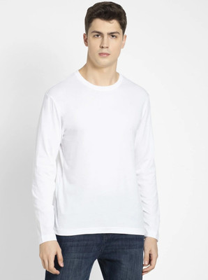 JOCKEY Solid Men Round Neck White T-Shirt