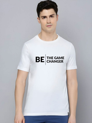 SZN Graphic Print Men Round Neck White T-Shirt