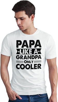 Seek Buy Love Typography Men Round Neck White T-Shirt