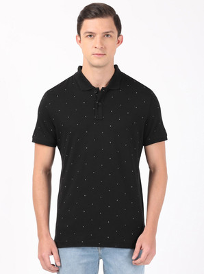 JOCKEY Solid Men Polo Neck Black T-Shirt