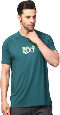 NEXGEN CLUB Self Design Men Crew Neck Multicolor T-Shirt