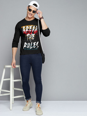 Trend Twisst Printed Men Round Neck Multicolor T-Shirt